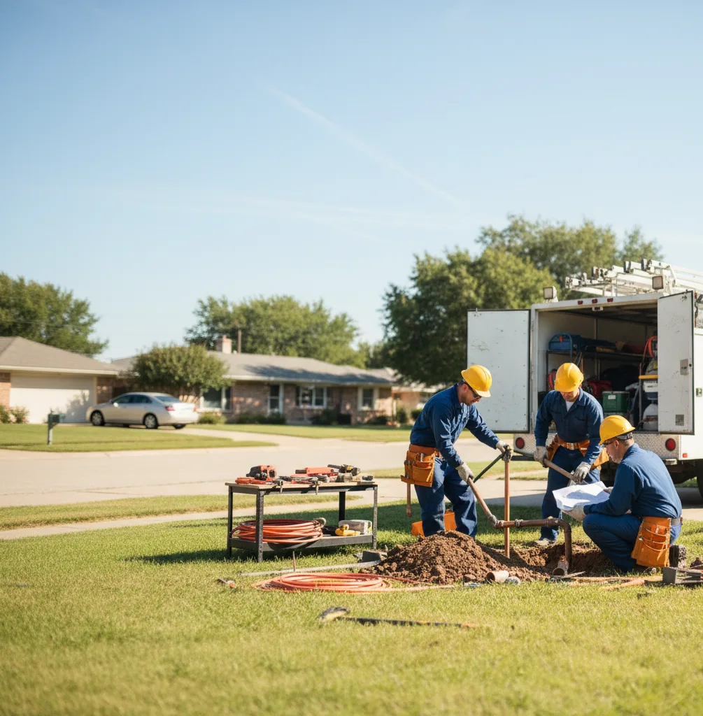 Sewer Line Repair in Lansing, KS